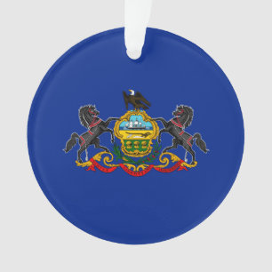 Adorno Diseño de la bandera del estado de Pennsylvania