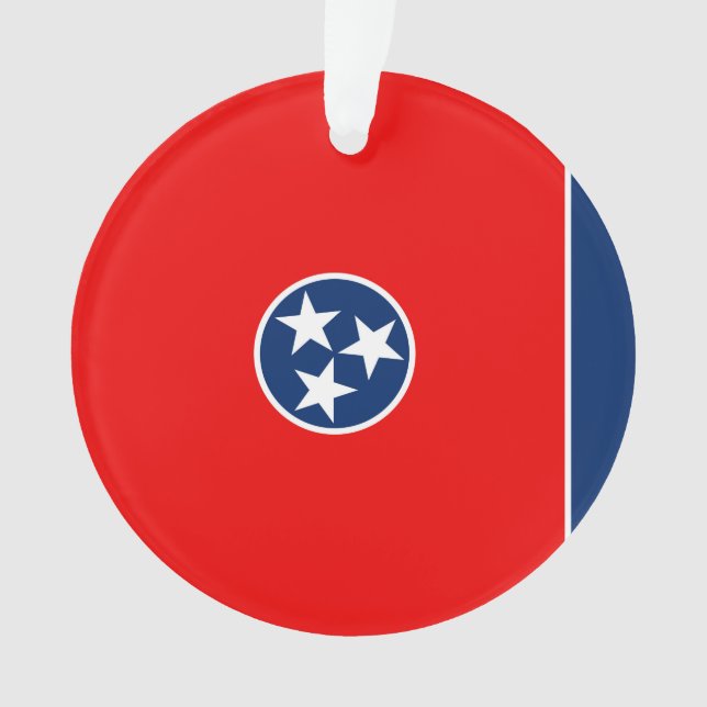 Adorno Diseño de la bandera del estado de Tennessee (Anverso)