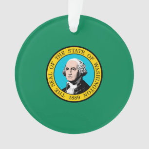 Adorno Diseño de la bandera del estado de Washington