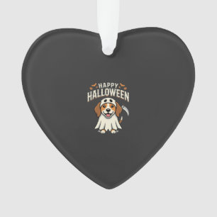 Adorno Diseño de perro Beagle Feliz Halloween_1
