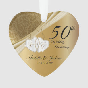 Adorno Diseño de recuerdo de 50º aniversario de bodas de
