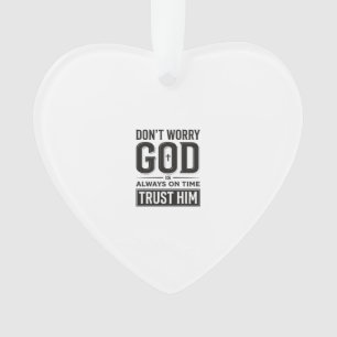 Adorno Diseño de tipografía cristiana Dios siempre está a