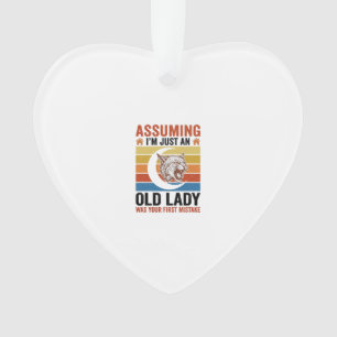 Adorno Diseño divertido de camiseta vintage de Wildcat an