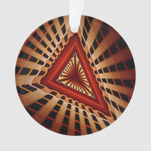 Adorno Diseño gráfico fractal moderno de 3D Fantasy Netwo