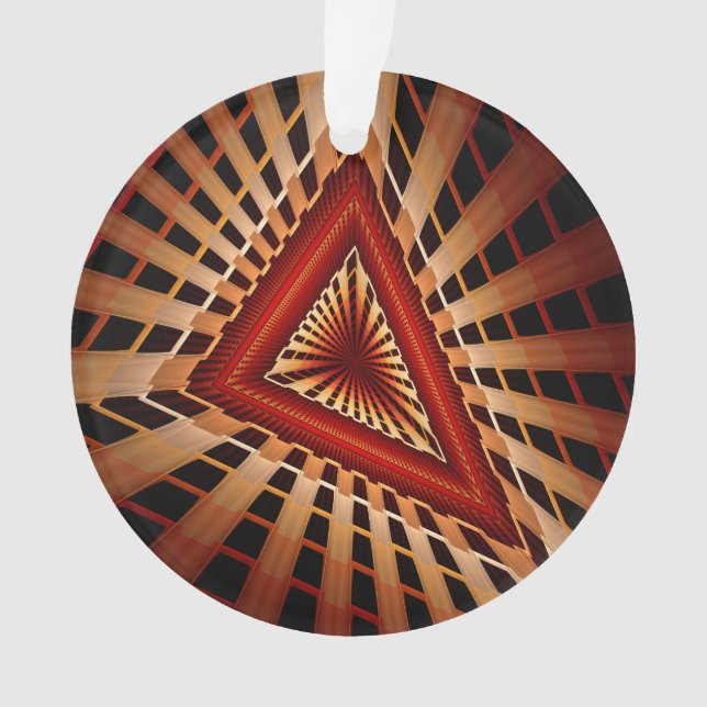 Adorno Diseño gráfico fractal moderno de 3D Fantasy Netwo (Anverso)