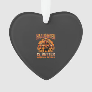 Adorno Diseño Retro de Terror Cráneo de Alpaca de Hallowe