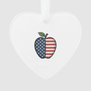 Adorno Diseño vectorial de grabado vintage de manzana pat