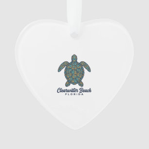 Adorno Diseño vectorial de tortuga marina de Clearwater B