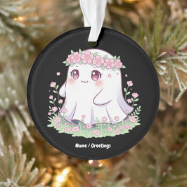 Adorno Disfraces de Fantasma Floral Halloween para mujere