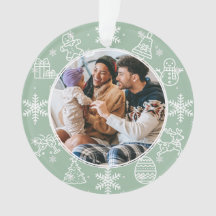 Diversión de navidades | Doble cara Nombre y foto