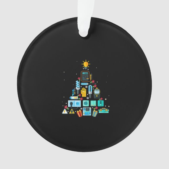 Adorno Divertido árbol de navidad de electricidad (Anverso)