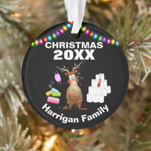 Adorno Divertido árbol de Navidad personalizado 2020