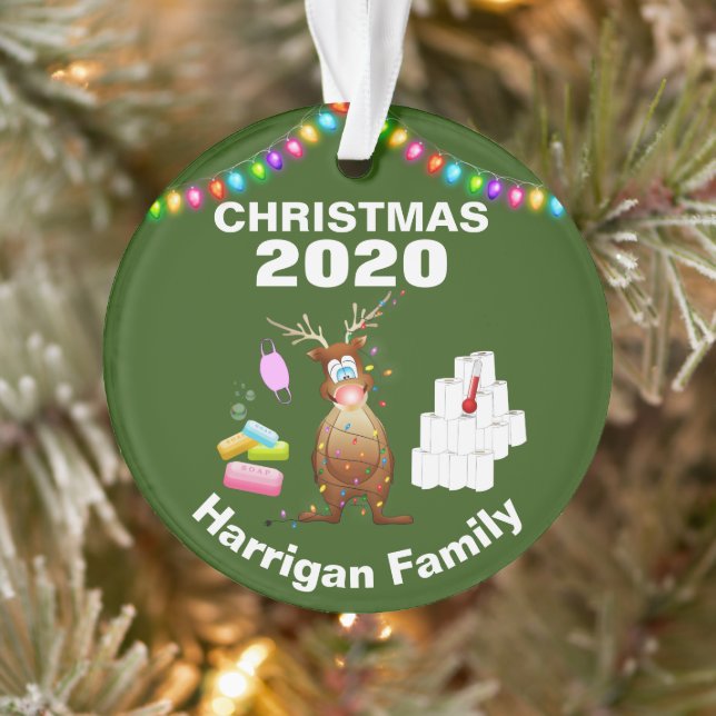 Adorno Divertido árbol de Navidad personalizado 2020 (Árbol)