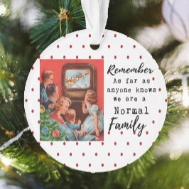 Adorno divertido de Navidad Retro Mejor Amigo Norm
