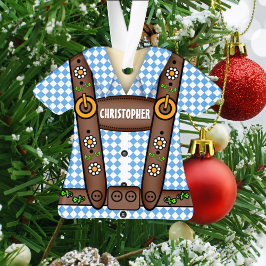 Adorno Divertido Lederhosen personalizado