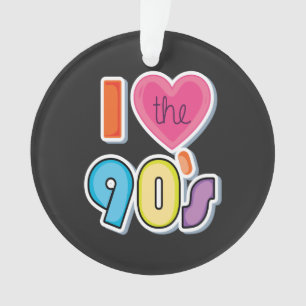 Adorno Divertido me encanta la fiesta temática de los 90,