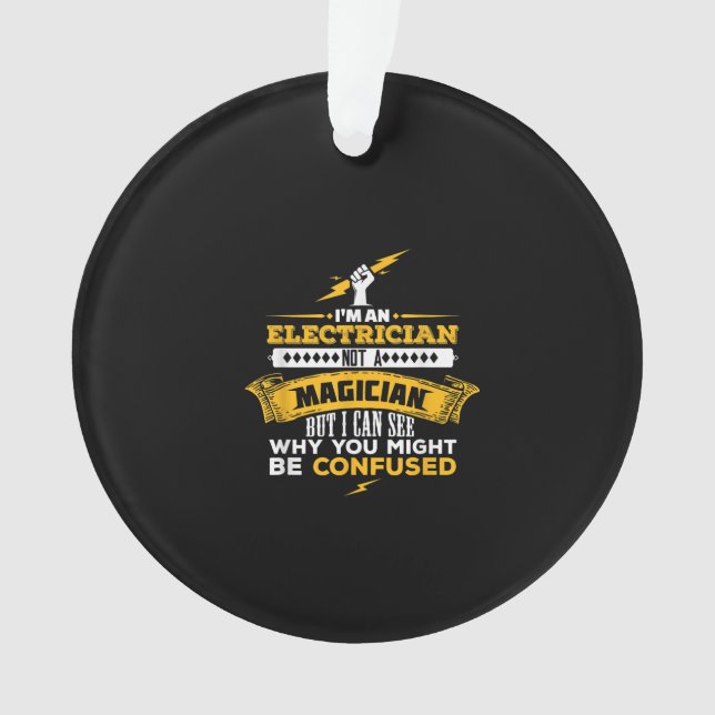 Adorno Divertido regalo de Lineman a un electricista (Anverso)