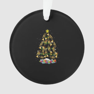 Adorno Divertido Trumpet Christmas Tree Ornaments Music B