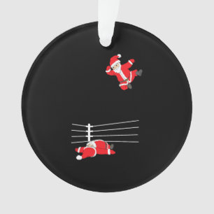 Adorno Divertidos Navidades de lucha libre en Navidad