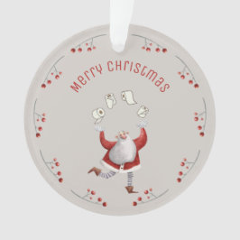 Adorno Divertidos Navidades papel higiénico Santa Abuelos