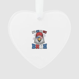 Adorno Diviértete el 4 de Julio Águila Bruh Camiseta Patr