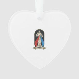 Adorno Divina Misericordia Jesús Vintage