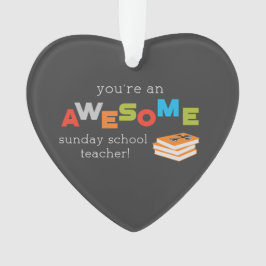 Adorno Domingo Día de Apreciación de Maestros Escolares, 