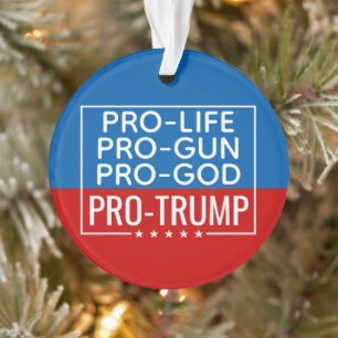 Adorno Donald Trump pro-vida-juego pro-Dios-Trump