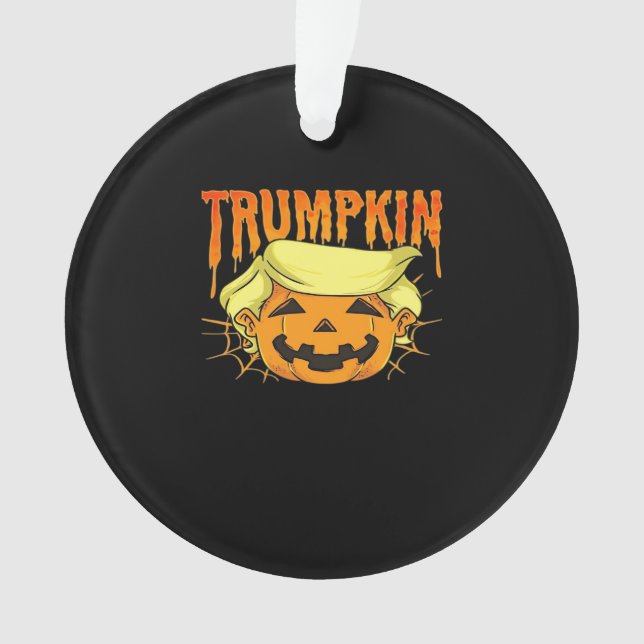 Adorno Donald Trumpkin gracioso presidente Fiesta Hallowe (Anverso)