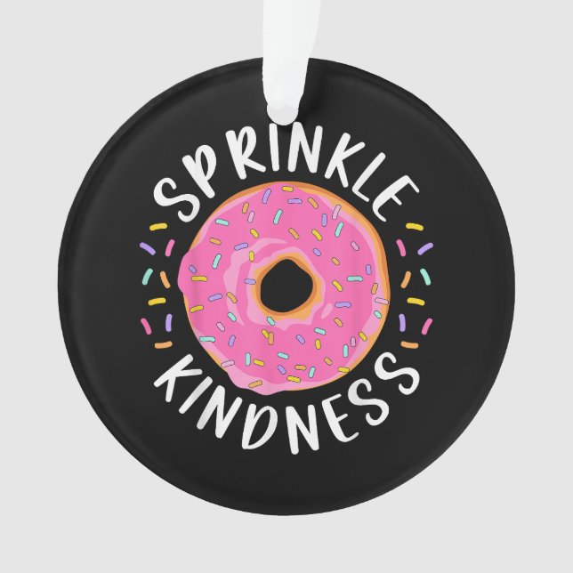 Adorno Donut Sprinkle Kindness Chicas graciosas (Anverso)