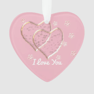 Adorno dos corazones, boda romántico.Personalizado
