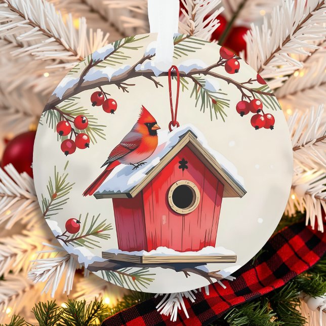 Adorno Double Sided Christmas Cardinals (Subido por el creador)