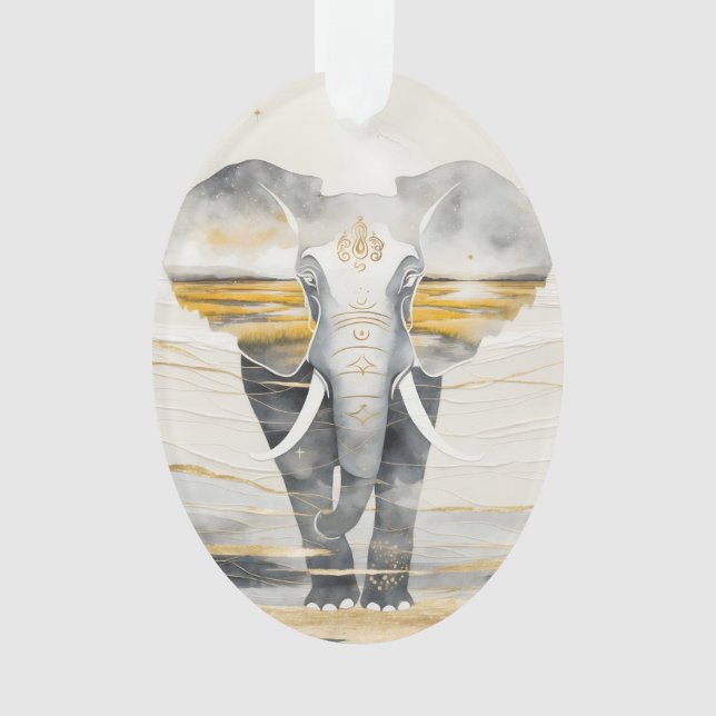 Adorno Dreamwoven Guardian Elephant Ornament (Anverso)