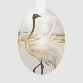 Adorno Dreamwoven Guardian Ostrich Ornament – Feather of 