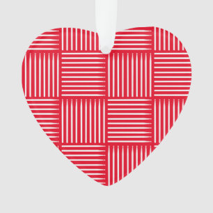 Adorno Drum Crosshatch Red