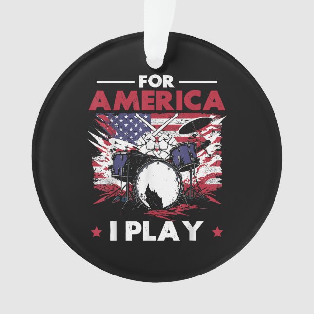 Adorno Drum percusionista tambor percusionista bandera es (Anverso)