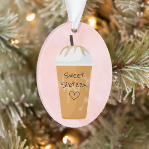 Adorno Dulce Personalizado Dieciséis Navidades De Café Co