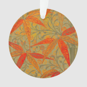 Adorno Earthy Bamboo Art Print Naranja