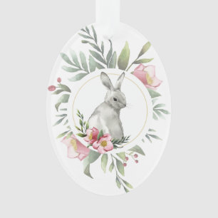 Adorno Easter Bunny Floral