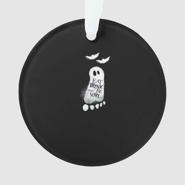 Adorno Eat Drink And Be Scary Trendy Graphic (Anverso)