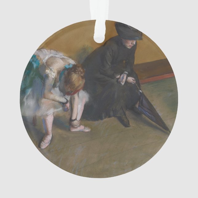 Adorno Edgar Degas el | que espera (Reverso)