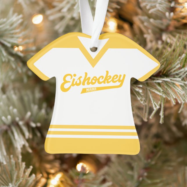 Adorno Eichokey Mama German Hockey Mom (Árbol)
