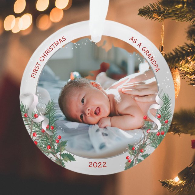 Adorno El abuelo 1er Navidades Marco clásico de la planta (Subido por el creador)