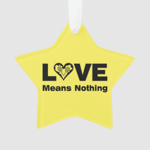 Adorno El amor al tenis no significa nada