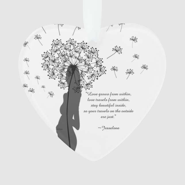 Adorno El amor dentro (Anverso)