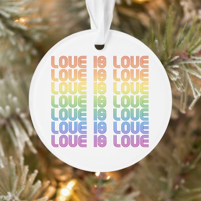 Adorno El amor es amor retro (Árbol)