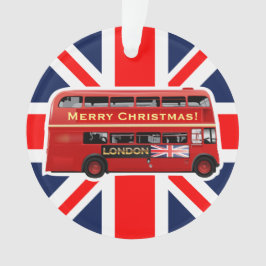 Adorno El autobús rojo famoso de Londres