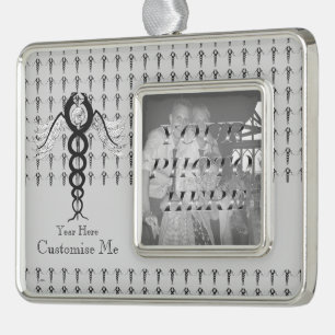 Adorno El caduceo (negro)