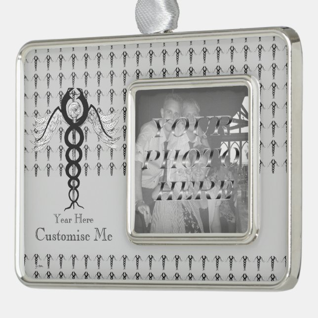 Adorno El Caduceus (negro) (Izquierda)