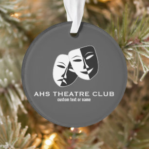Adorno El club del drama del teatro enmascara nombre de
